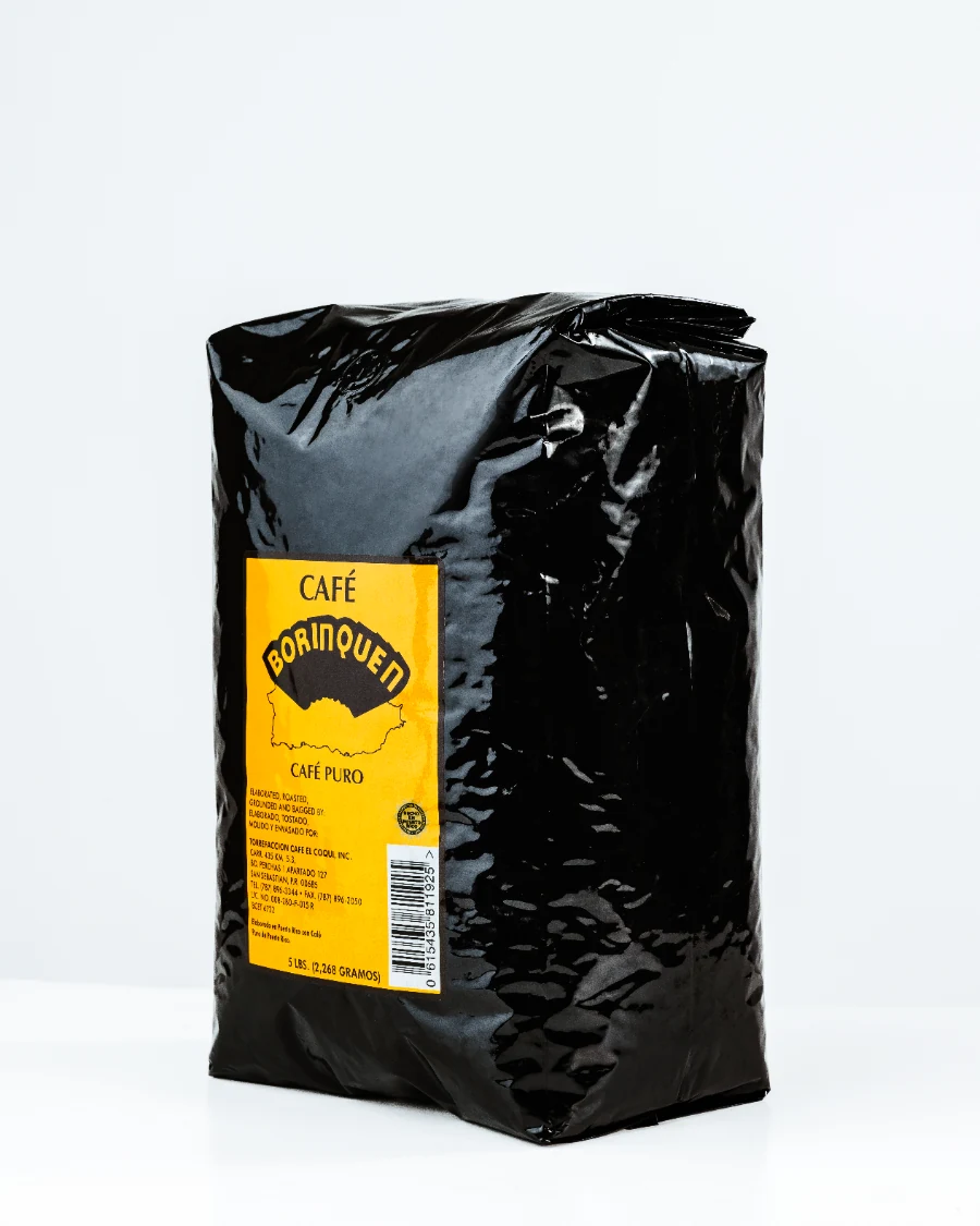 Cafe Borinquen en grano 5 lbs