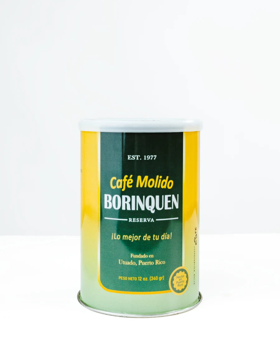 Cafe Borinquen Reserva molido 12 oz en lata